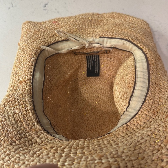 florabella Kendra Lux Hat Natural Gold Straw Cowgirl Cowboy Cow Girl Boy Western - Picture 10 of 11